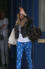 CARA DELEVINGNE Out and About in Notting Hill