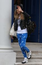 CARA DELEVINGNE Out and About in Notting Hill