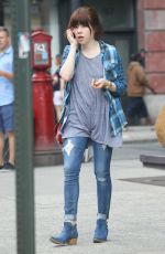 CARLY RAE JEPSEN out and About in New York