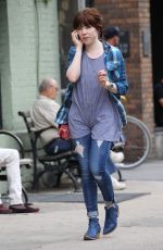 CARLY RAE JEPSEN out and About in New York