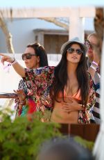 CASEY BATCHELOR in Bikini Top at Ocean Beach in Ibiza