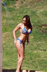 CHANELLE HAYES in Bikini at a Pool in Egypt