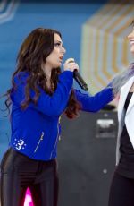 CHER LLOYD and DEMI LOVATO Performs at Good Morning America in New York