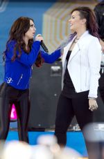 CHER LLOYD and DEMI LOVATO Performs at Good Morning America in New York
