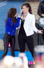 CHER LLOYD and DEMI LOVATO Performs at Good Morning America in New York