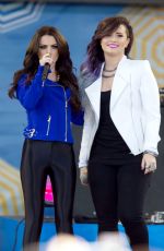 CHER LLOYD and DEMI LOVATO Performs at Good Morning America in New York