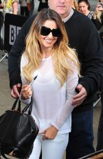 CHERY COLE Arrives at BBC Radio 1 Studios in London