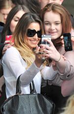CHERY COLE Arrives at BBC Radio 1 Studios in London