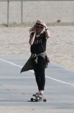 CHLOE MOERTZ Skateboarding in Santa Monica