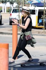 CHLOE MOERTZ Skateboarding in Santa Monica