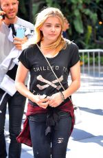 CHLOE MORETZ Arrives at Staples Center in Los Angeles 1306