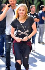CHLOE MORETZ Arrives at Staples Center in Los Angeles 1306