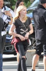 CHLOE MORETZ Arrives at Staples Center in Los Angeles 1306