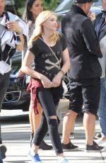 CHLOE MORETZ Arrives at Staples Center in Los Angeles 1306