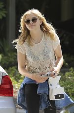 CHLOE MORETZ Arrives at Staples Center in Los Angeles
