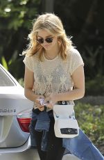 CHLOE MORETZ Arrives at Staples Center in Los Angeles