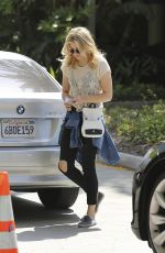 CHLOE MORETZ Arrives at Staples Center in Los Angeles