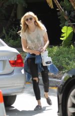 CHLOE MORETZ Arrives at Staples Center in Los Angeles