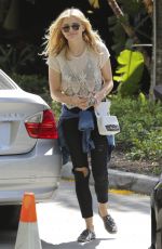 CHLOE MORETZ Arrives at Staples Center in Los Angeles