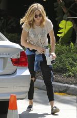CHLOE MORETZ Arrives at Staples Center in Los Angeles