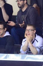CHLOE MORETZ at Rangers vs Kings Games at Staples Center in Los Angeles