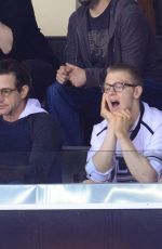 CHLOE MORETZ at Rangers vs Kings Games at Staples Center in Los Angeles