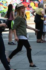 CHLOE MORETZ Out and About in New York 1806