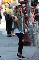 CHLOE MORETZ Out and About in New York 1806