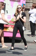 CHLOE MORETZ Out and About in New York 2206