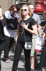 CHLOE MORETZ Out and About in New York 2206