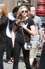 CHLOE MORETZ Out and About in New York 2206