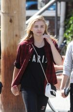 CHLOE MORETZ Out and About in Toronto