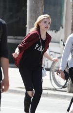 CHLOE MORETZ Out and About in Toronto