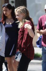 CHLOE MORETZ Out and About in Toronto