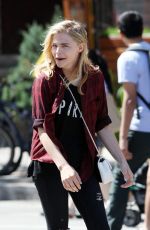 CHLOE MORETZ Out and About in Toronto