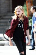 CHLOE MORETZ Out and About in Toronto