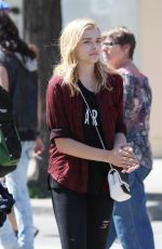CHLOE MORETZ Out and About in Toronto