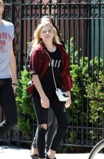 CHLOE MORETZ Out and About in Toronto