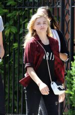 CHLOE MORETZ Out and About in Toronto