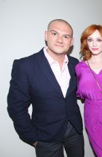 CHRISTINA HENDRICKS and ELISABETH MOSS at Awardsline Deadline Screening of Mad Men