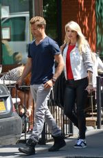 CHRISTINE BRINKLEY Oit and About in New York