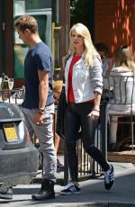 CHRISTINE BRINKLEY Oit and About in New York