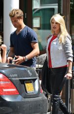 CHRISTINE BRINKLEY Oit and About in New York