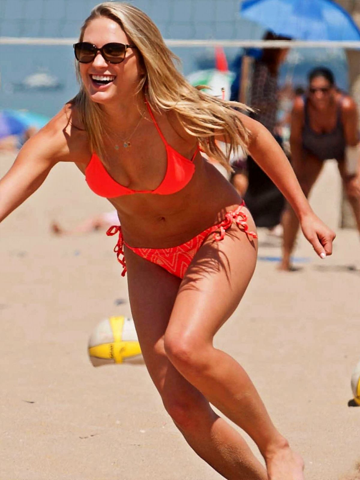 CIARA HANNA in Bikini at a Beach in Los Angeles.