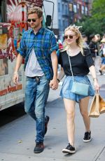 DAKOTA FANNING and Jamie Strachan Out and About in New  York 0806