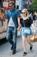 DAKOTA FANNING and Jamie Strachan Out and About in New  York 0806