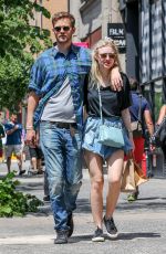 DAKOTA FANNING and Jamie Strachan Out and About in New  York 0806
