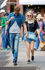 DAKOTA FANNING and Jamie Strachan Out and About in New  York 0806