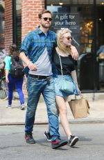 DAKOTA FANNING and Jamie Strachan Out and About in New  York 0806