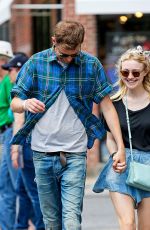 DAKOTA FANNING and Jamie Strachan Out and About in New  York 0806